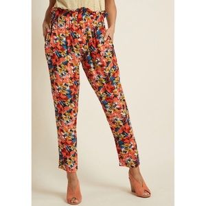 Compania Fantastica Floral Paper Bag Pant